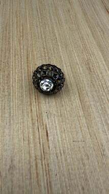 Heidi Daus "The Great Orb" Crystal Ring.